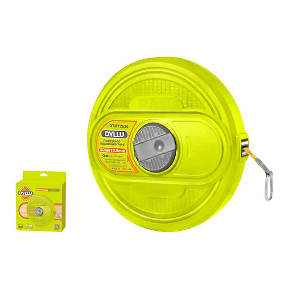 Decámetro Fibra Vidrio 30m Dyllu DTMT2530